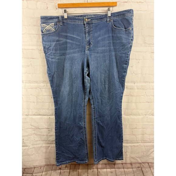 Apt. 9 Bootcut Jeans Womens Size 22W Western Casual Streetwear Denim (READ) - Picture 1 of 8